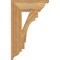Ekena Millwork Merced Traditional Rough Sawn Bracket, Western Red Cedar, 4"W x 14"D x 22"H BKT04X14X22MRC01RWR - alternate 2